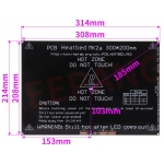 Heat Bed MK2a 200x300 mm สำหรับ 3d printer